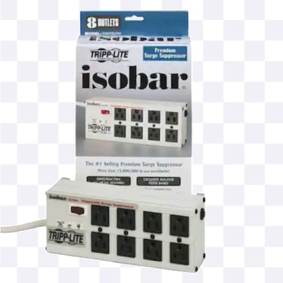🆕 Surge Protector Tripp Lite - ISOBAR8ULTRA 8 AC Outlets 12 ft. Over $120 MSRP - Picture 2 of 7
